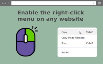 Right Click Enable