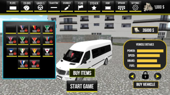 Van games bus simulator game extreme