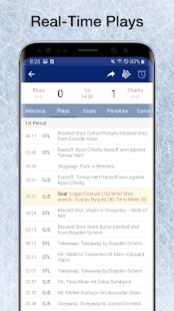 Hockey NHL Live Scores Stats  Schedules