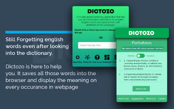 Dictozo - Stop Forgetting English Words