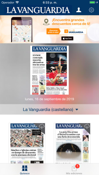 La Vanguardia edición impresa