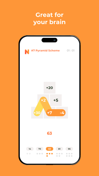 Number Salad: a daily puzzle for iPhone - Download