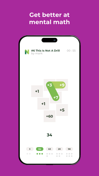 Number Salad: a daily puzzle for iPhone - Download