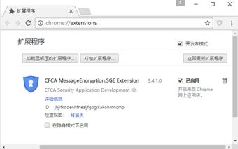 CFCA MessageEncryption.SGE Extension