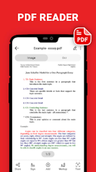 Document reader - PDF Reader