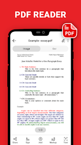 Document reader - PDF Reader