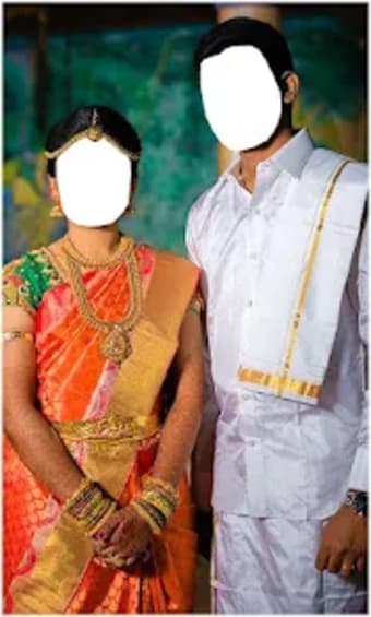 South Indian Couple Photo Suit