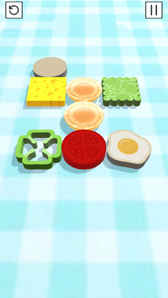 HamBurger- Folding Puzzle Game