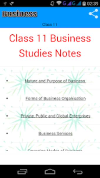 Class 11 Business Studies Note