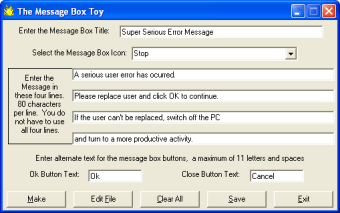 Message Box Toy