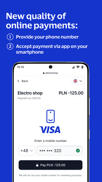Visa Mobile  online payments