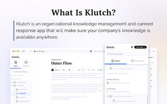 Canned Responses & Company Wiki - Klutch