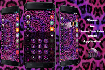Theme Dialer Leopard Pink