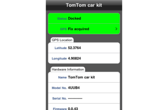 TomTom car kit tool