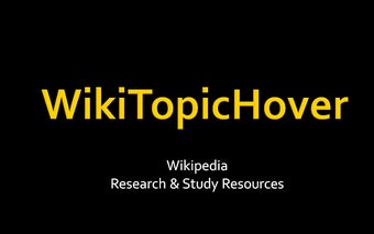 WikiTopicHover