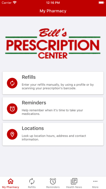 Bills Prescription Center