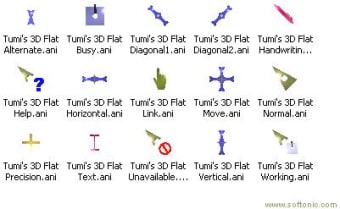 Tumi's 3D Flat Cursor Set