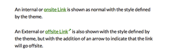 Indicate External Links