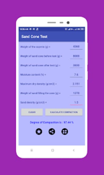 Sand Cone Test - اختبار الدمك