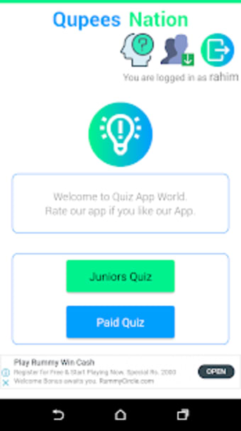 Qupees Nation - The Quiz App