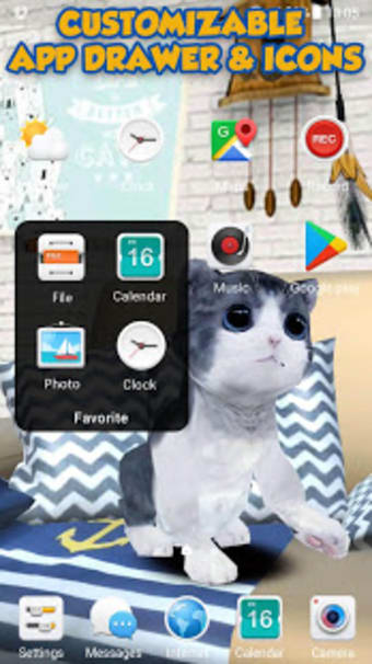 3D Cat Teaser Live Wallpaper