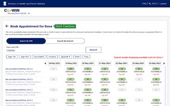 Bharat Vaccine Slot Enhancer COVID - 19