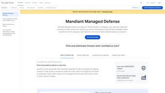 Image 0 for Mandiant Managed Defense