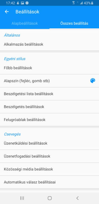 Handcent SMS Hungarian Languag