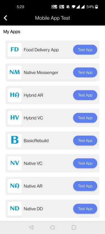 Test Lab App