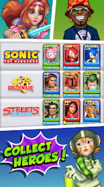 SEGA Heroes: Match 3 RPG Games with Sonic  Crew