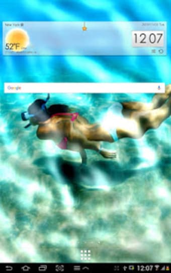 Underwater Phone Screen effect