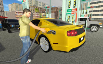 Gas Station Car: Big City Simulator