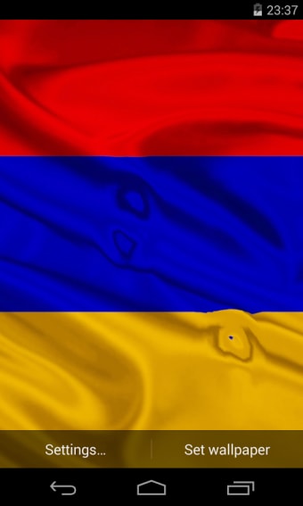 Flag of Armenia. Live Wallpaper