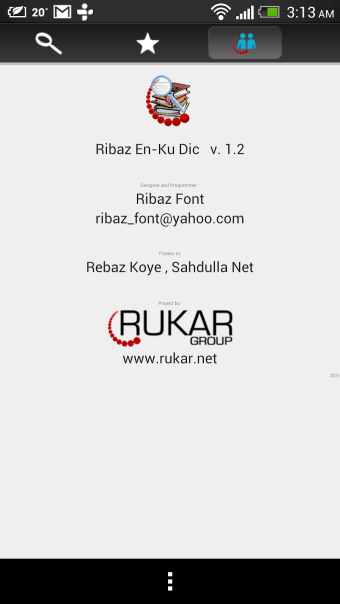 Ribaz English  Kurdish Dict.