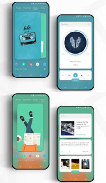 MaterializedHome for KLWP