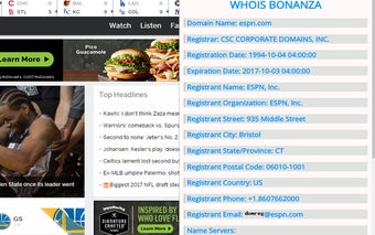 Whois Bonanza