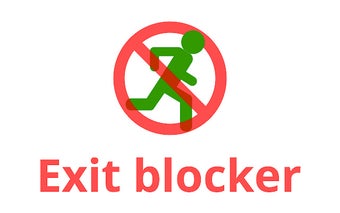 Exit blocker