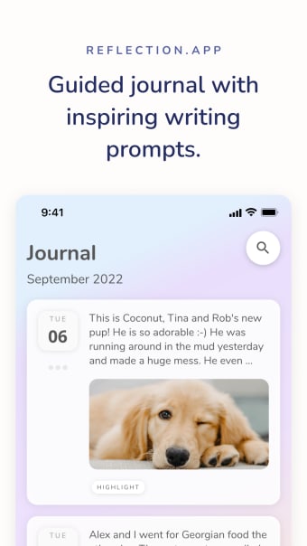 Journal Prompts by Reflection