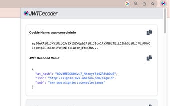 JWT Cookie Decoder