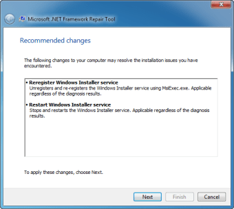 Microsoft .NET Framework Repair Tool