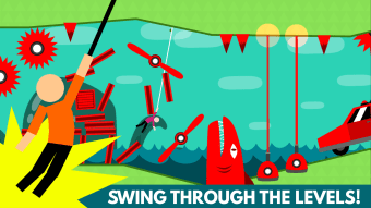 Hanger World - Rope Swing Game