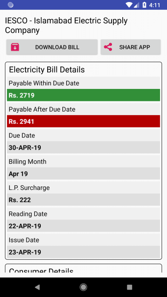 Electricity Bill Checker