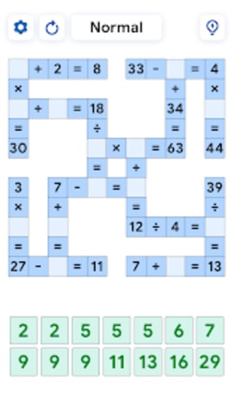 Crossmath Games - Math Puzzle