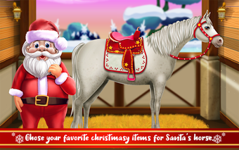 Santa Horse Caring