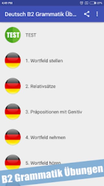 Learn German B2 Grammar Free