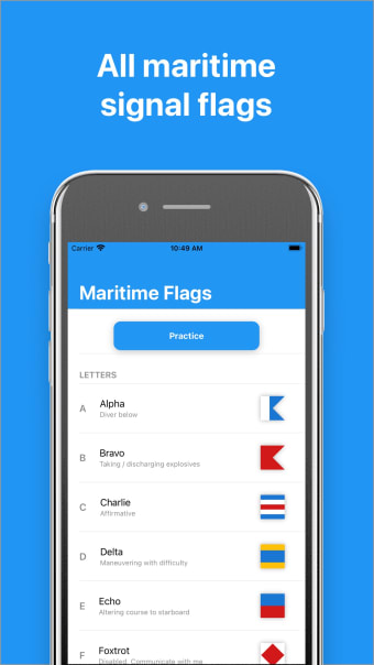 Flags - Maritime signal flags