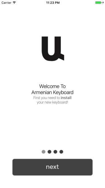 Armenian Keyboard Extension