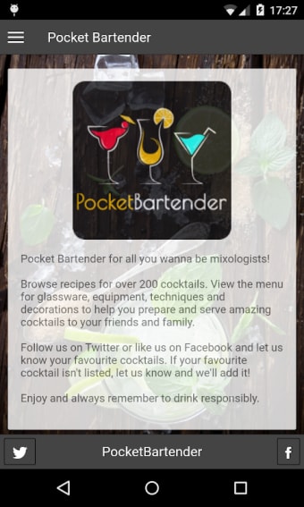 Pocket Bartender