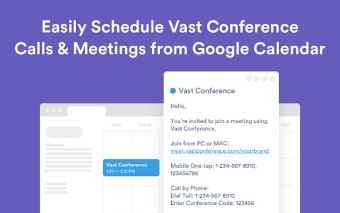 Vast Conference for Google Calendar