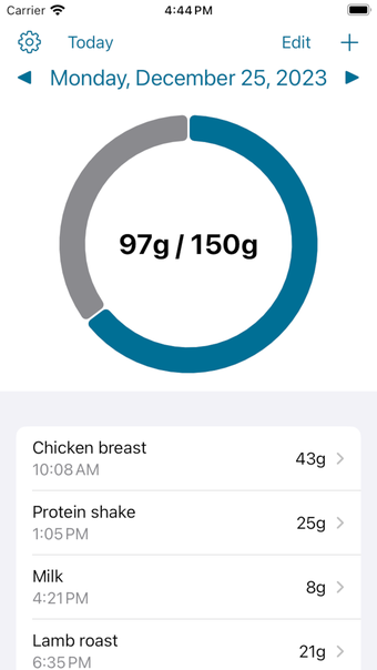 Protein Flow - Protein Tracker